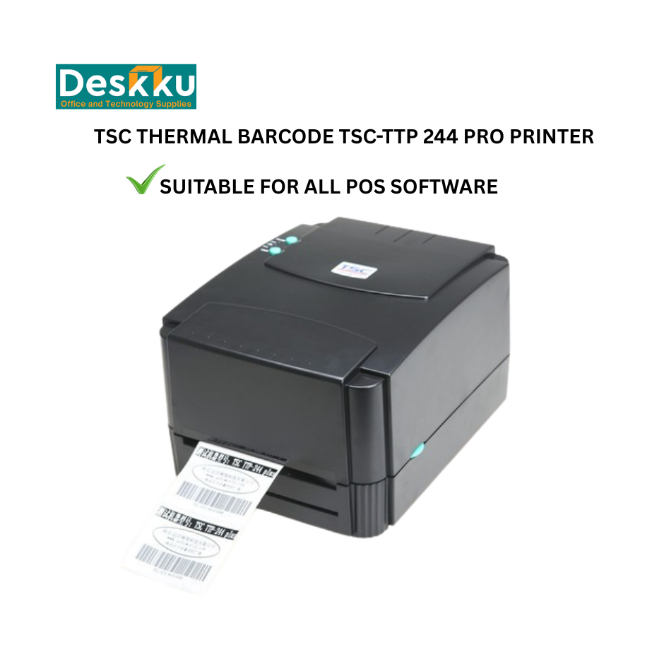 TSC THERMAL BARCODE TSC-TTP 244 PRO PRINTER (ALL POS SOFTWARE) | Shopee ...