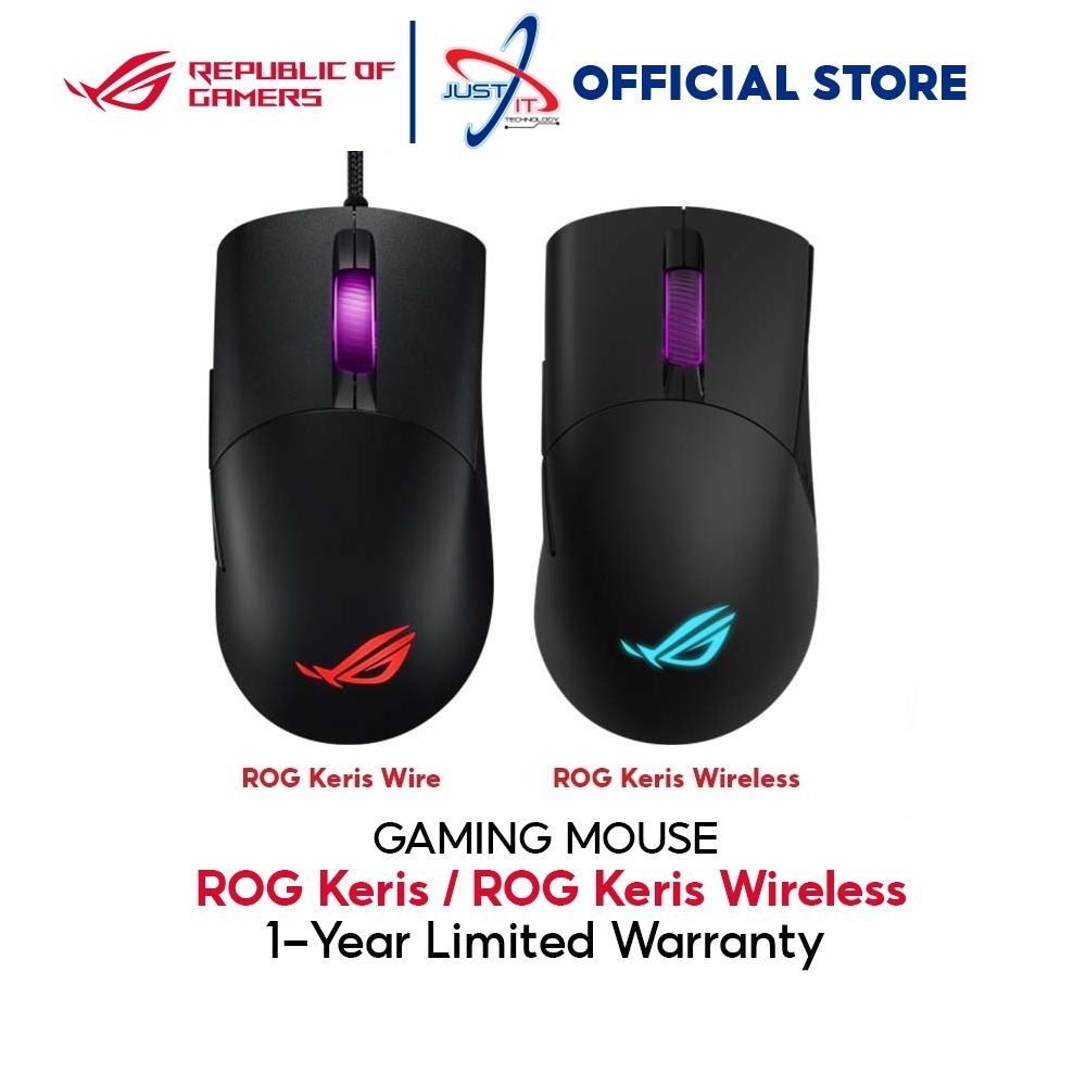 ASUS P509 Rog Keris Wired/Keris Wireless Gaming Mouse AC-90MP01R0 ...