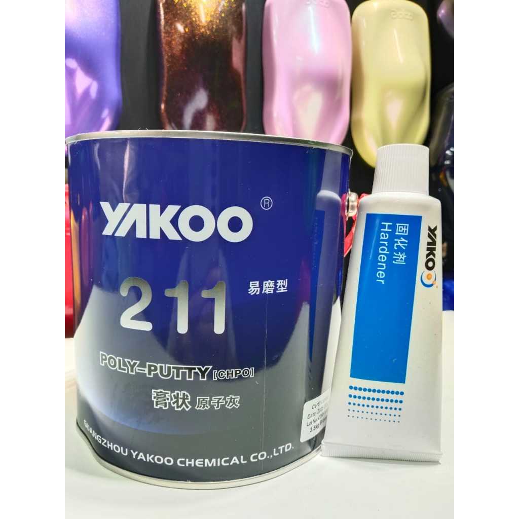 YAKOO 211 POLY-PUTTY WITH HARDENER (3.5KG) | Shopee Malaysia
