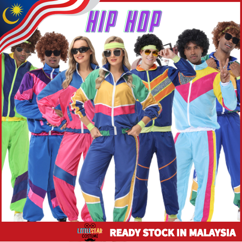 Retro Hip Hop Costume for Adults  80s 90s Street Style Outfit for Party &  Performance | Shopee Malaysia
