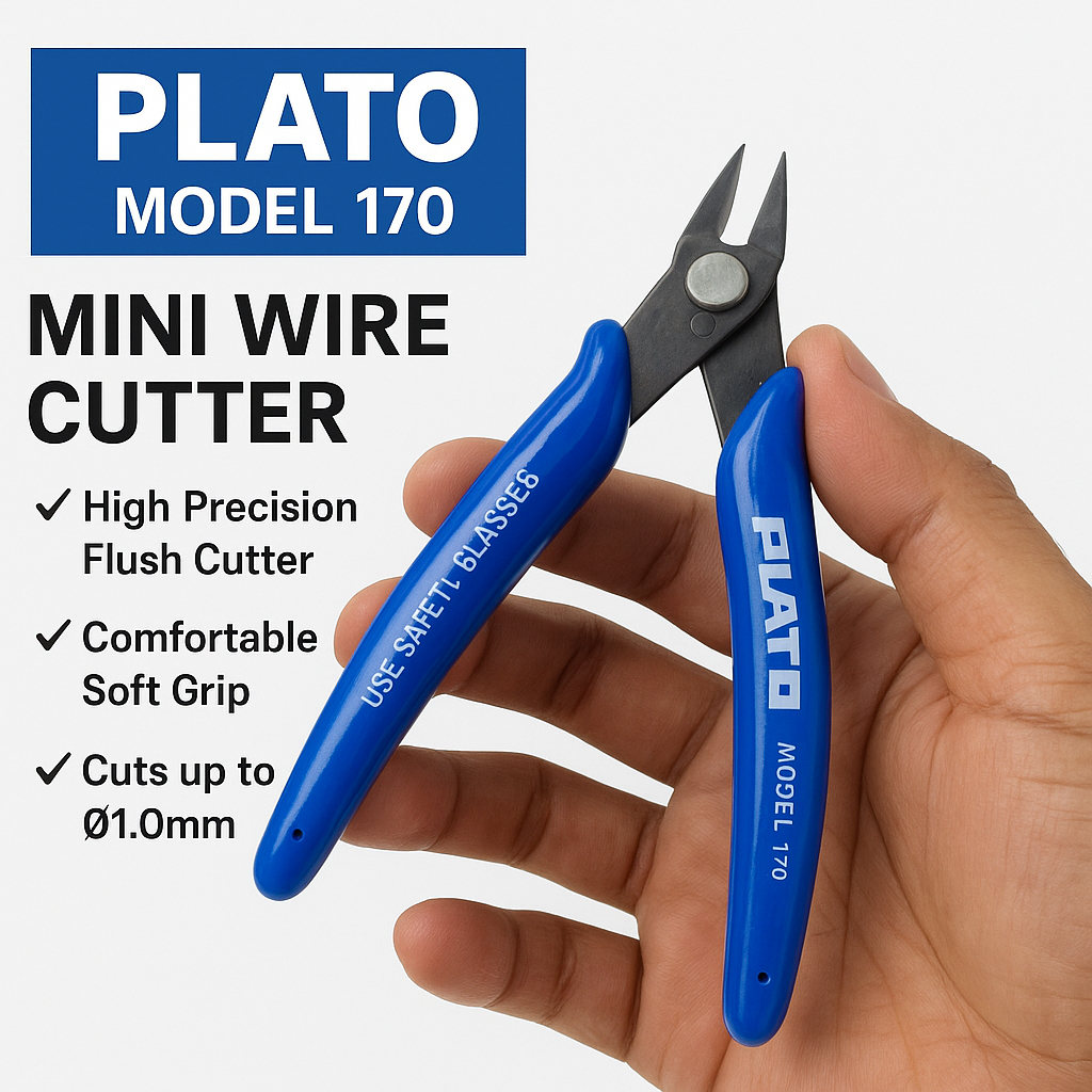 PLATO Model 170 Mini Wire Cutter / Pliers – Pemotong Wayar Elektronik ...