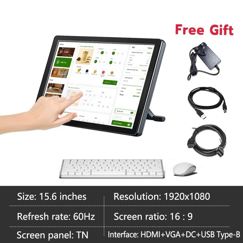 10-point touch screen 2k 10-inch narrow edge capacitive touch display ...