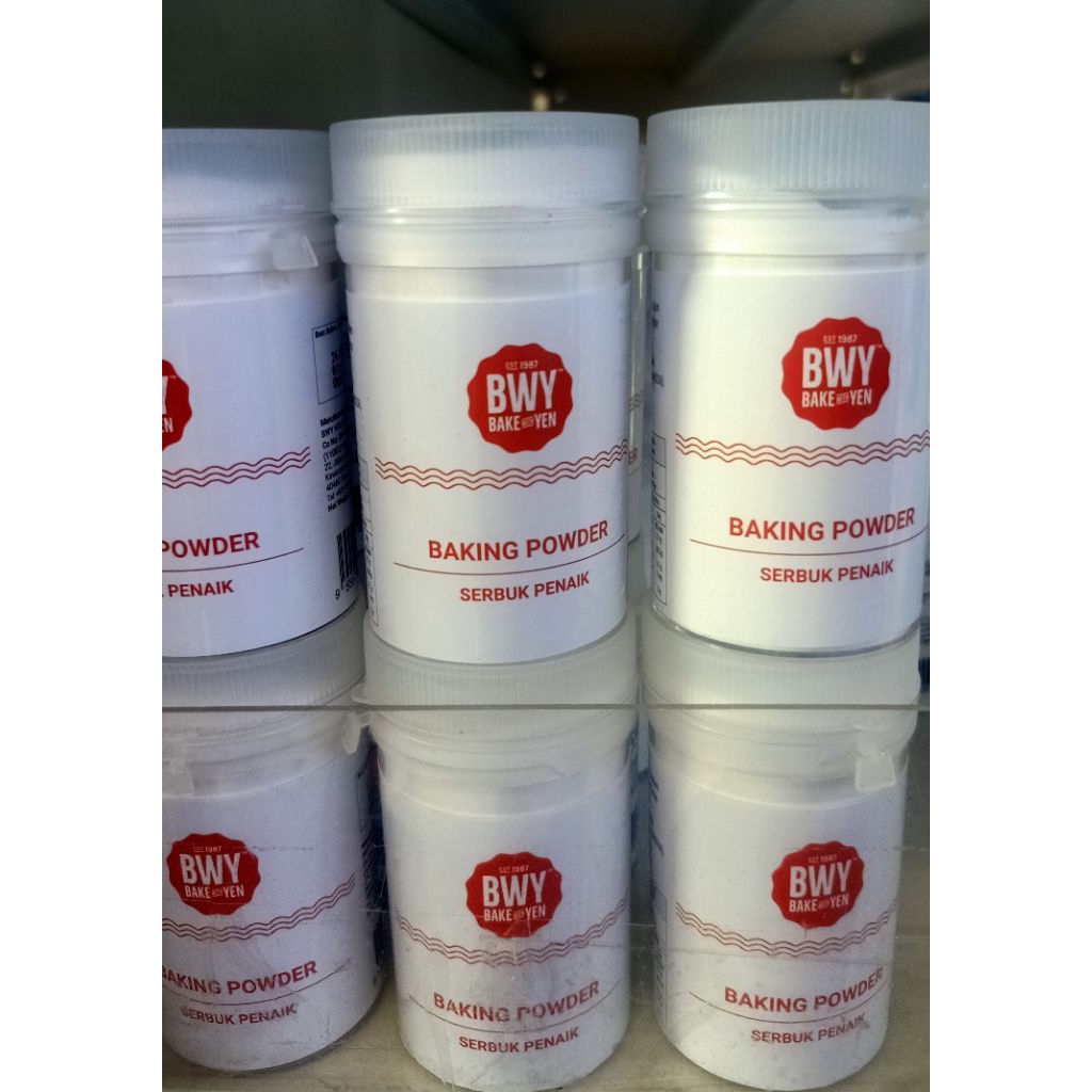 BAKE WITH YEN Serbuk Penaik Baking Powder [90g] Double Action BP [80g ...