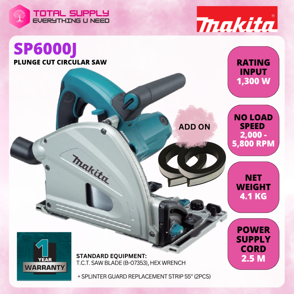 SP6000J MAKITA 165 mm (6-1/2