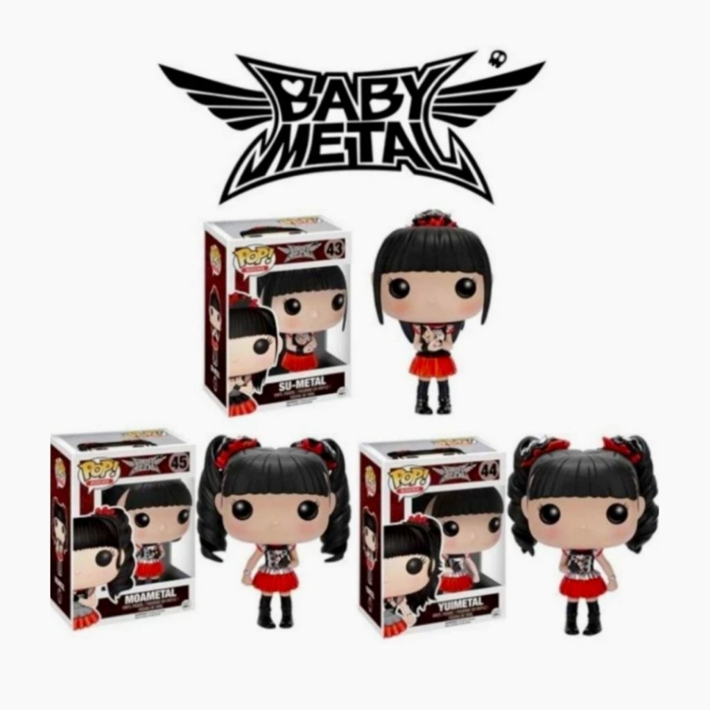 Funko Pop! Rocks: Babymetal (set of 3) *VAULTED* | Shopee Malaysia