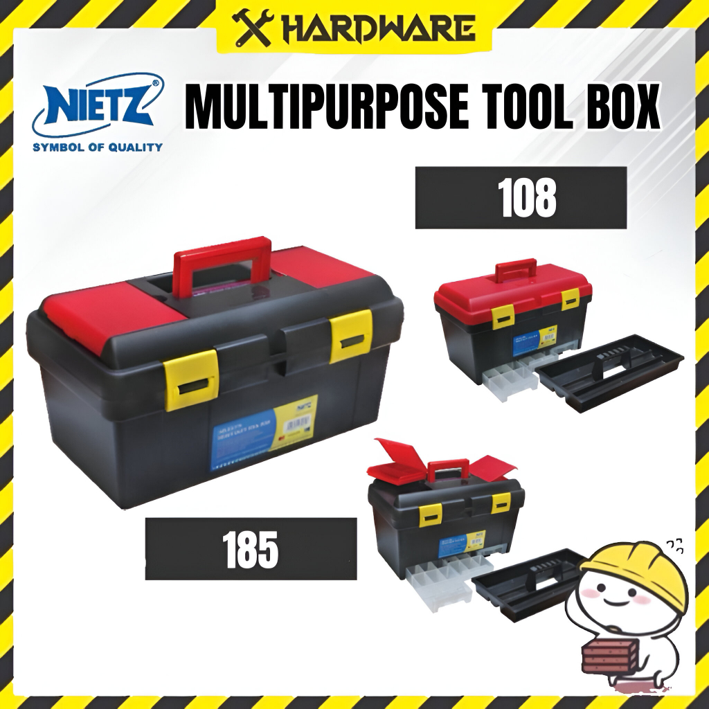Nietz Tool Box 505-23-180 505-23-185/Organizer Case/Storage Chest/PVC ...
