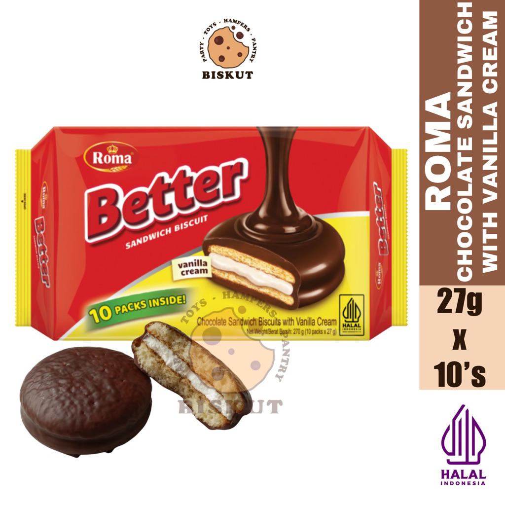 Roma Better Sandwich Biscuit (270g) | Shopee Malaysia