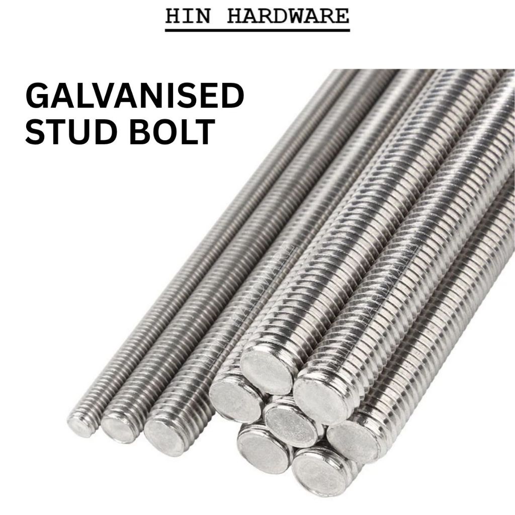 HIN Heavy-Duty Hot-Dip Galvanized Fully Threaded Rod for Suspension and ...