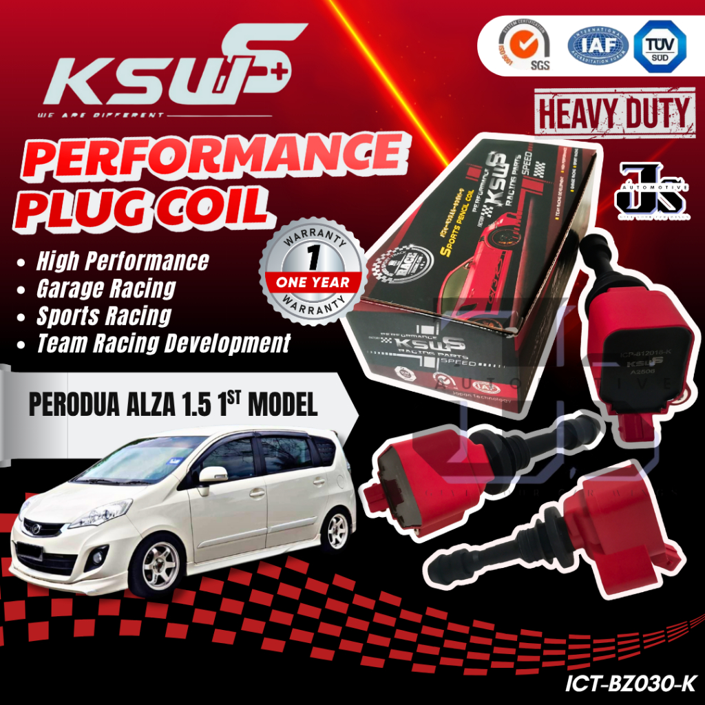 Perodua ALZA 1.5 1ST MODEL -KSW SPORT PERFORMANCE HEAVY DUTY IGNITION ...