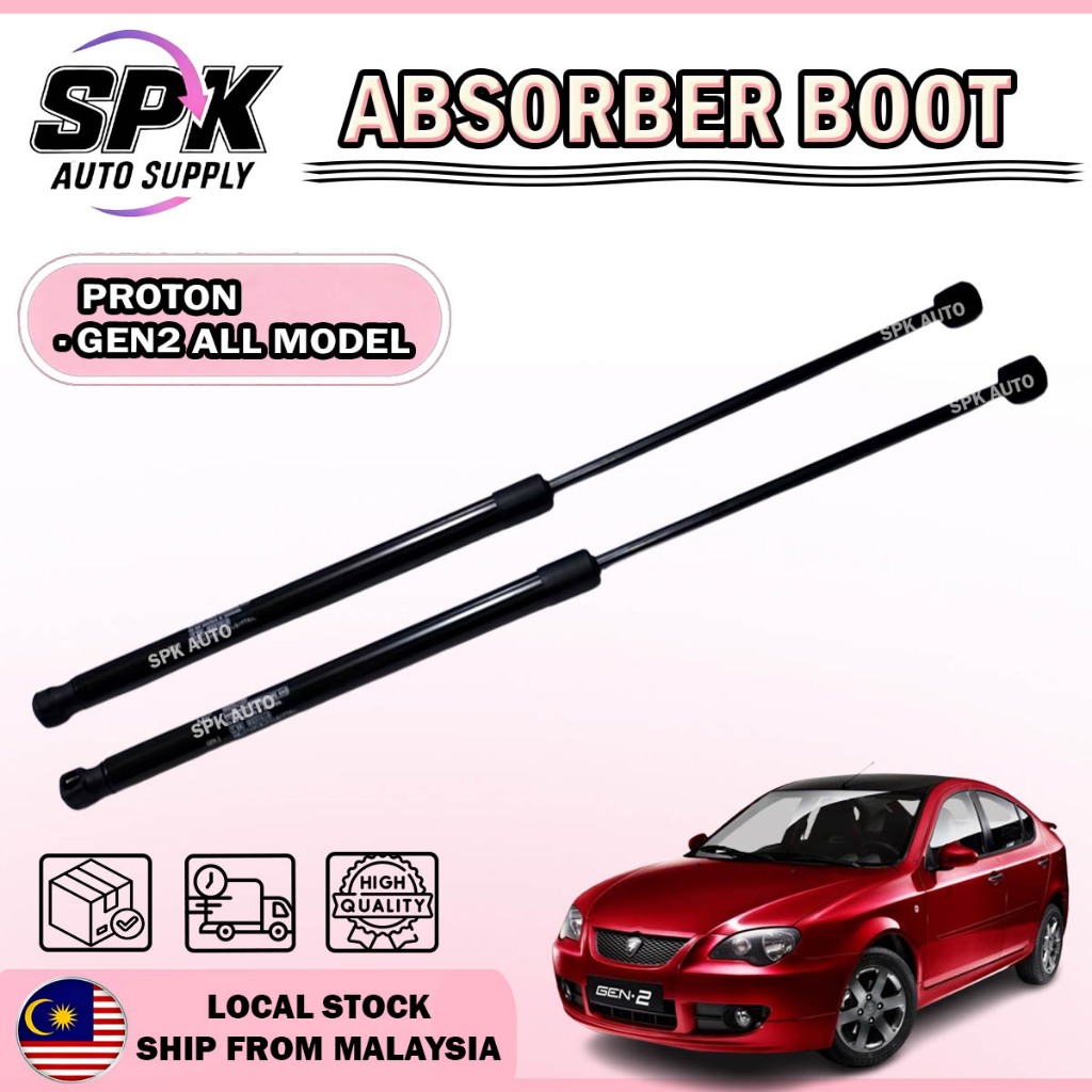 Proton Gen2 Gen 2 All Model Boot Absorber Rear Bonnet Damper Gas Spring ...