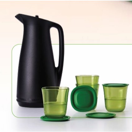 Tupperware Pitcher & Glass Set / Pitcher 1L / Glass 230ml | Shopee Malaysia
