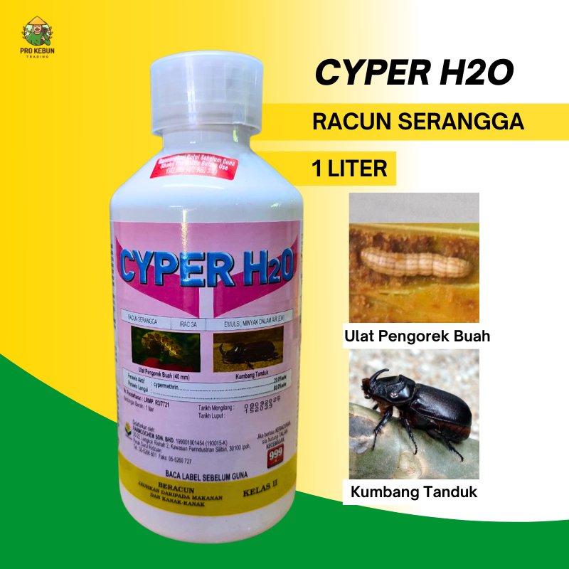 Cyper H2O 1 Liter Cyper H2O 4 Liter Insecticide Racun Serangga Kumbang ...