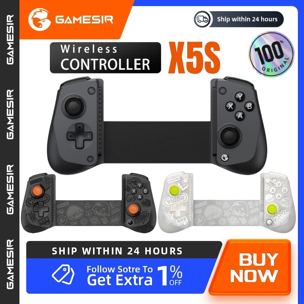 Gamesir X5s Wireless Controller Bluetooth 5.3 Hall Effect Sticks For ...