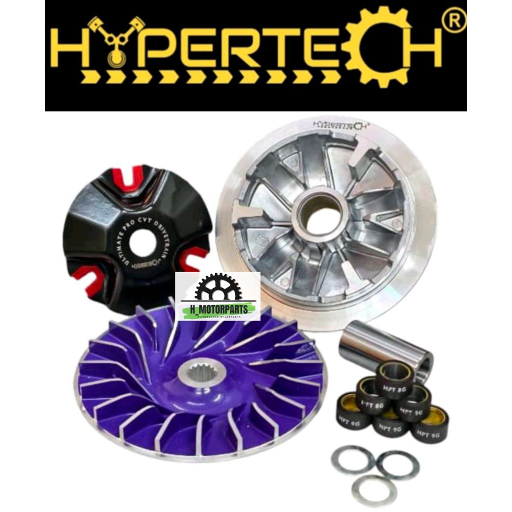 HYPERTECH RACING FRONT PULLEY SET PCO NVX NMAX CVT SYSTEM NVX155 PULLEY ...