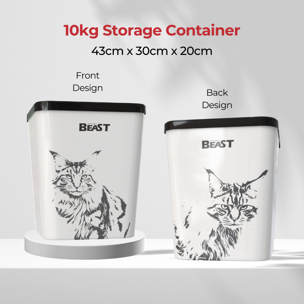 BEAST 10kg Kibbles Storage Container | Shopee Malaysia