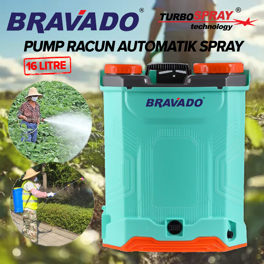 BRAVADO/APACHE TurboSpray 16L Rechargeable Lithium-Ion Battery Backpack ...
