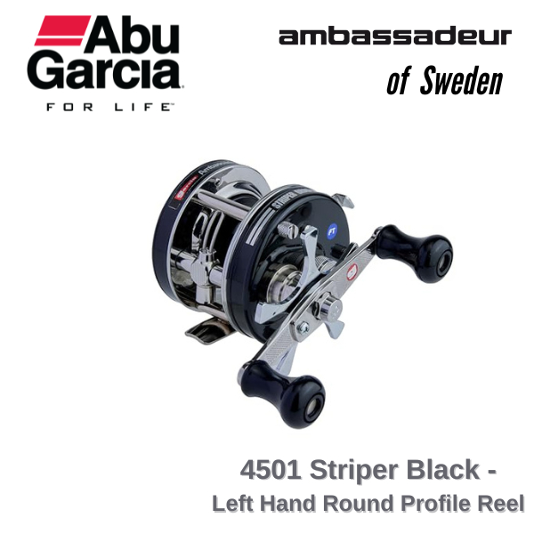 Abu Garcia Ambassadeur of Sweden - 4501 Striper Black Left Handle