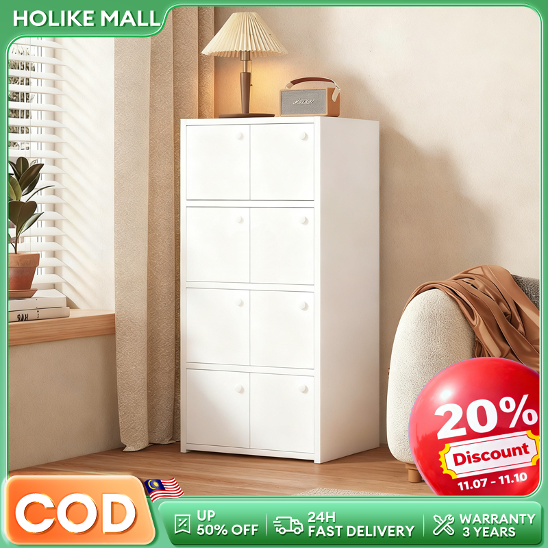 Almari Storage Cabinet With Door 5/6 Layers 153CM Cabinet Storage Large ...