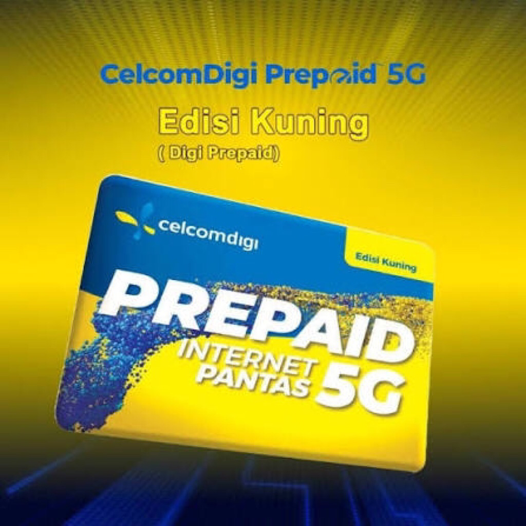 SIMKAD DIGI EDISI KUNING 4G/5G HIGHSPEED DATA (((SIM ONLY))) | Shopee ...