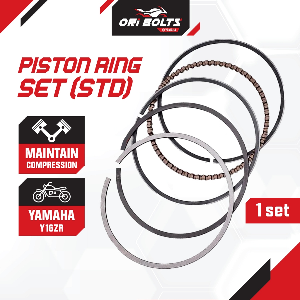 B5V-E1603-00 Yamaha Original Y16ZR Y16 Piston Ring Set | Shopee Malaysia