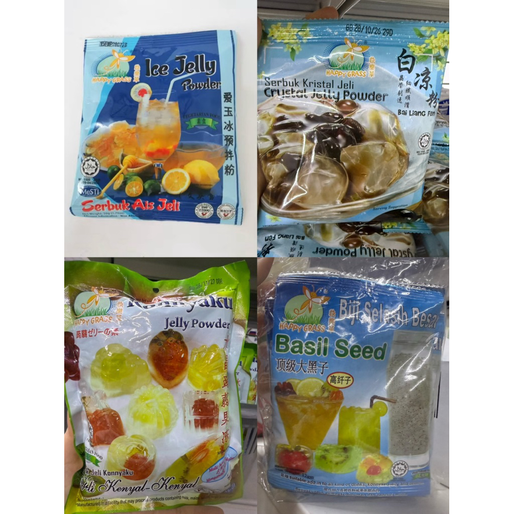 Happy Grass Jelly & Dessert Powder Series — Ice Jelly / Crystal Jelly ...