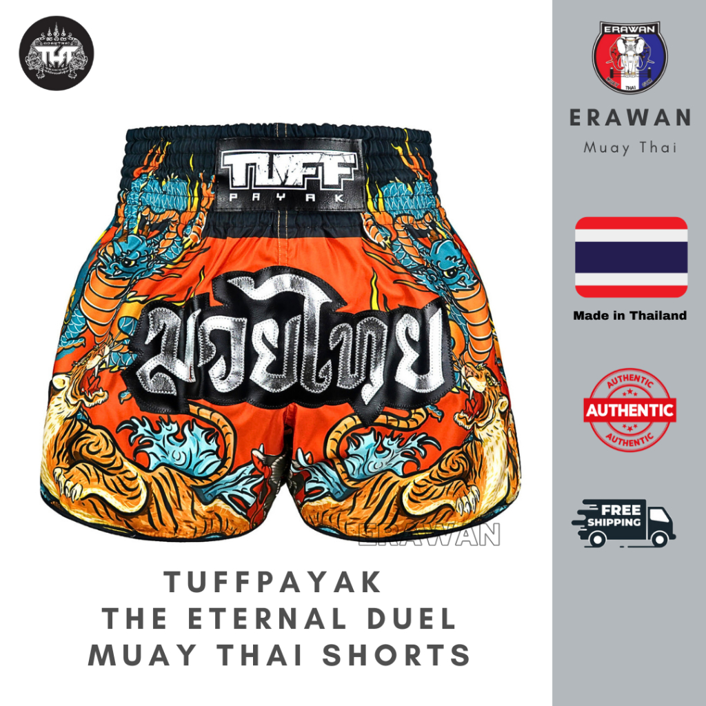 Muay Thai Shorts / Boxing Trunks Thailand TUFF / TUFFPAYAK (RMS005 The ...