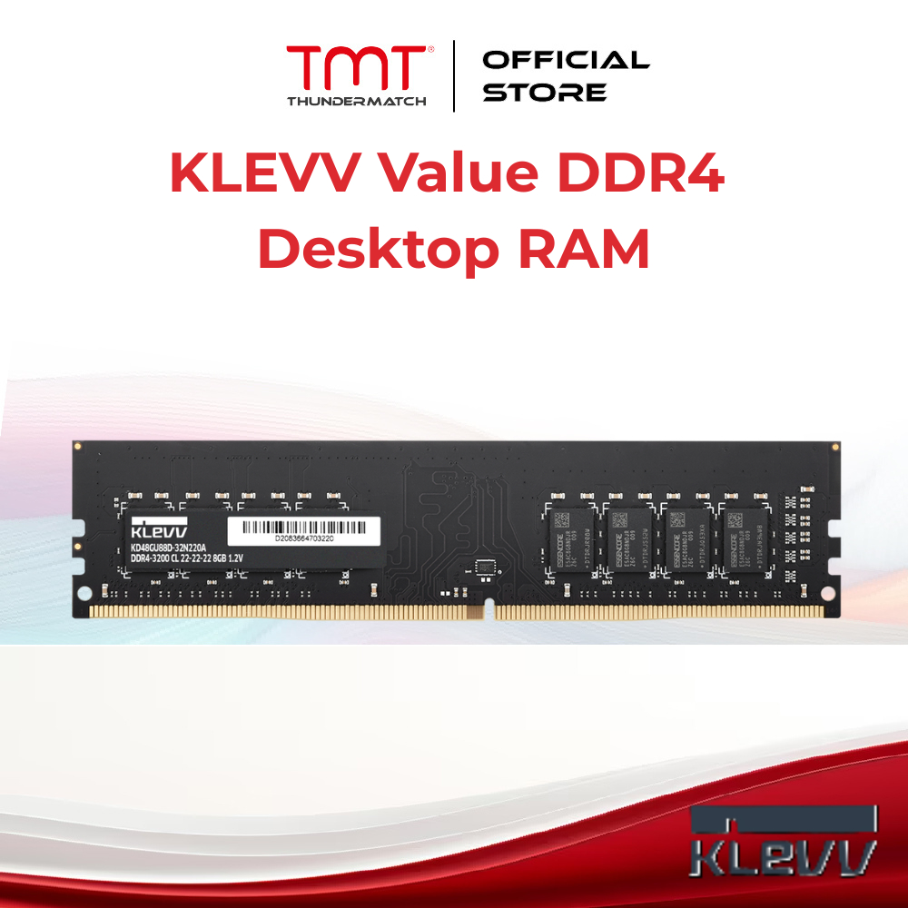 KLEVV Value Ram Desktop DDR4 LONG-DIMM Single | Shopee Malaysia