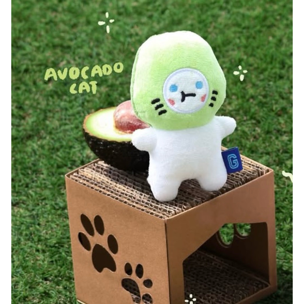 Gigi Coffee Blind Box Plushie - Avocado Cat | Shopee Malaysia