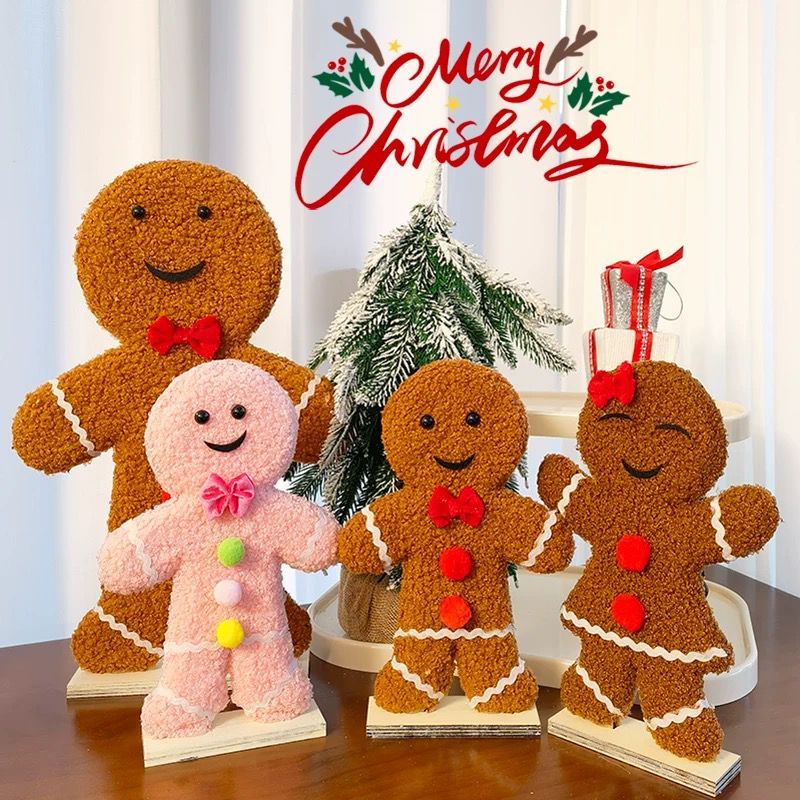Christmas Gingerbread Duo Display Gingerbread Buddy Set Christmas ...