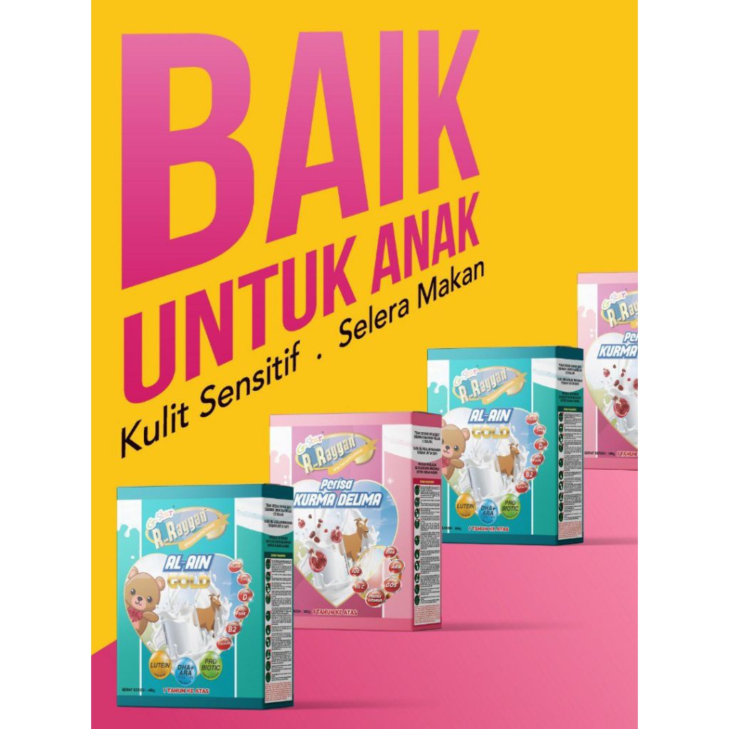 SUSU R-RAYYAN AL-AIN GOLD & KURMA DELIMA SEMBELIT KULIT SENSITIF ...