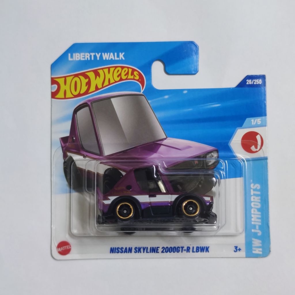 Hot Wheels Nissan Skyline 2000GT-R LBWK Tooned Kenmeri Purple | Shopee ...