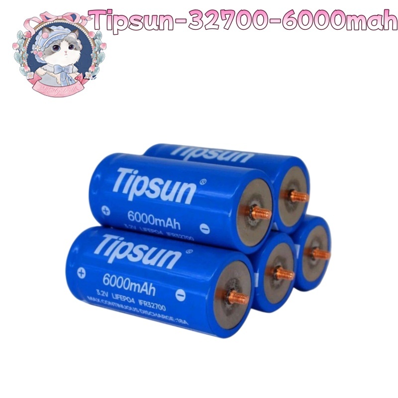 100% Tipsun Original Screw 32650/32700 lifepo4 battery 6000mah 3.2V ...