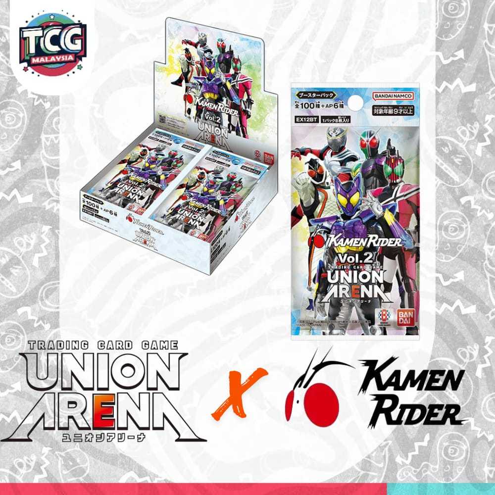 (LIVE RIP & SHIP) [EX12BT] UNION ARENA X KAMEN RIDER VOL.2 BOOSTER PACK ...