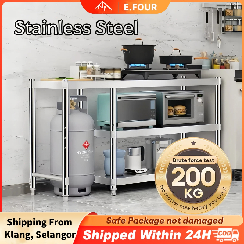 Gas Rack Kitchen Stove Rack Stainless Steel cooking rak Memasak dapur ...