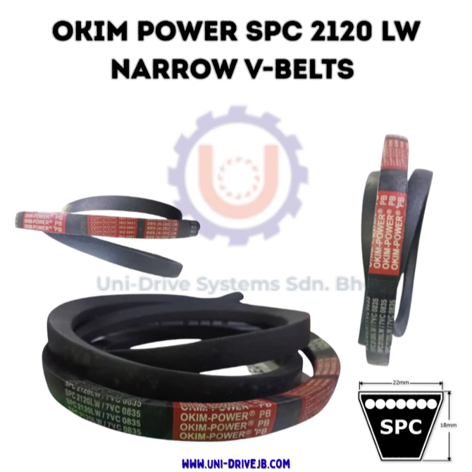OKIM POWER SPC 2120 LW Narrow V-Belts SPC Type | Shopee Malaysia