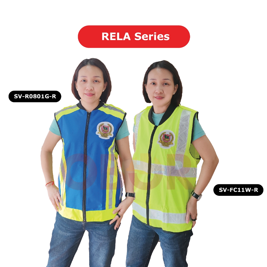 RELA Safety Vest Royal Blue & Lime Green | Shopee Malaysia
