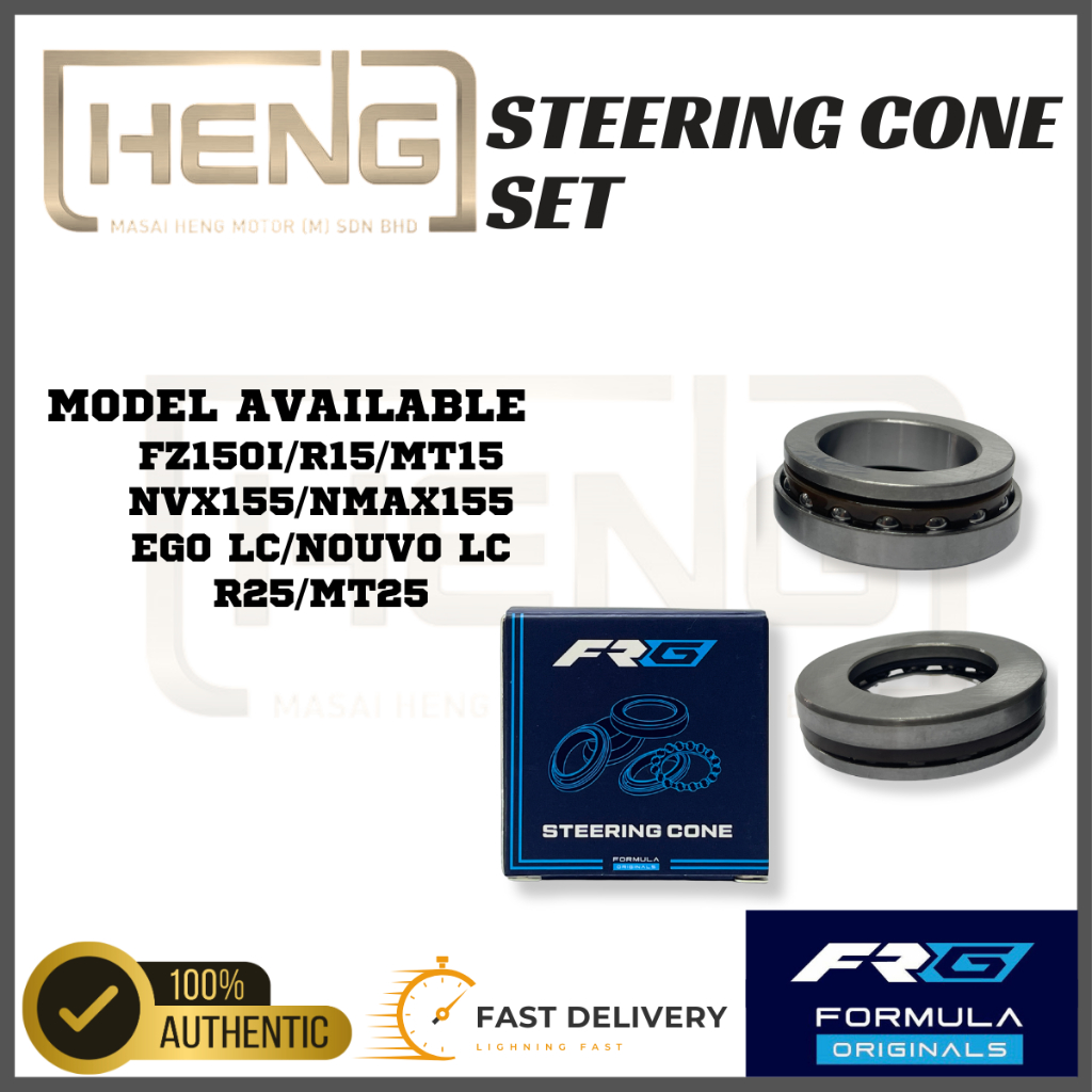 FRG FORMULA ORIGINAL STEERING CONE FZ150I R15 MT15 NVX NMAX EGO LC ...