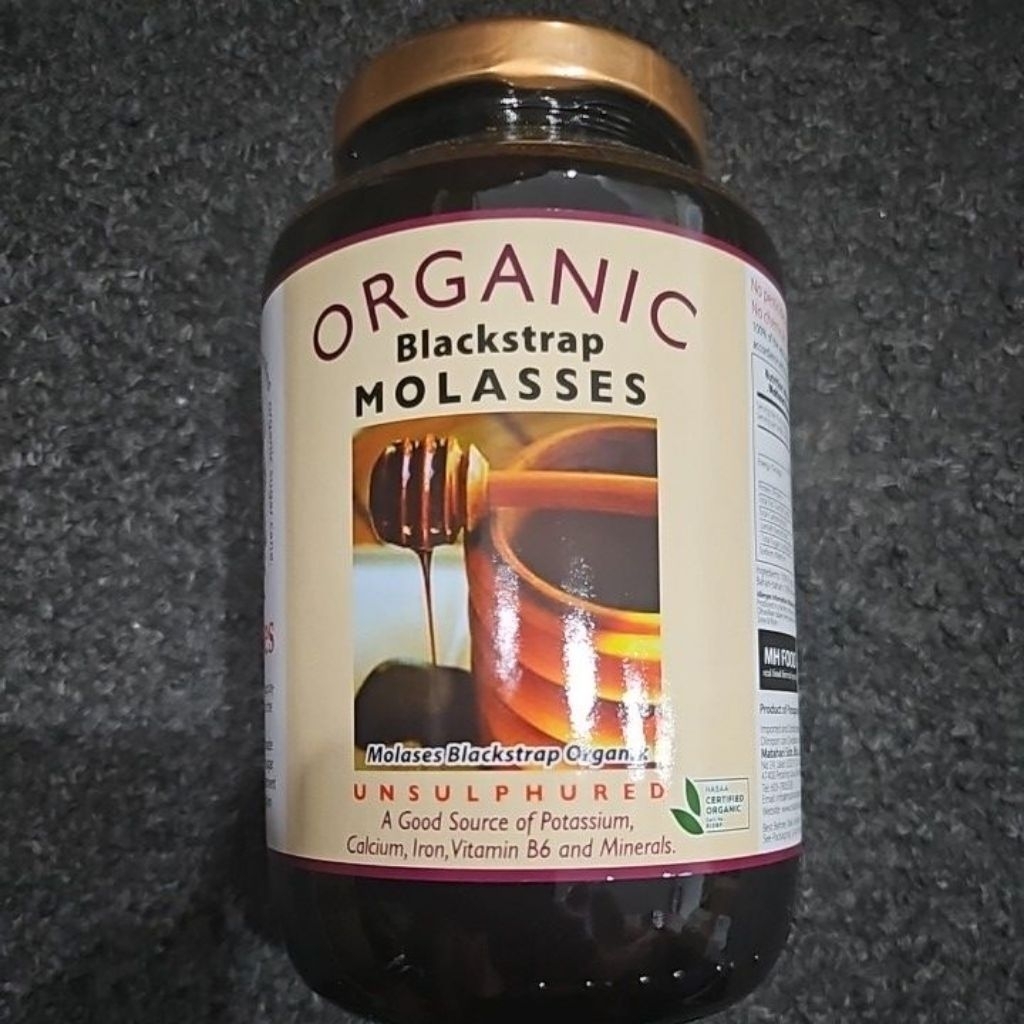 raw honey and unsulfured molasses