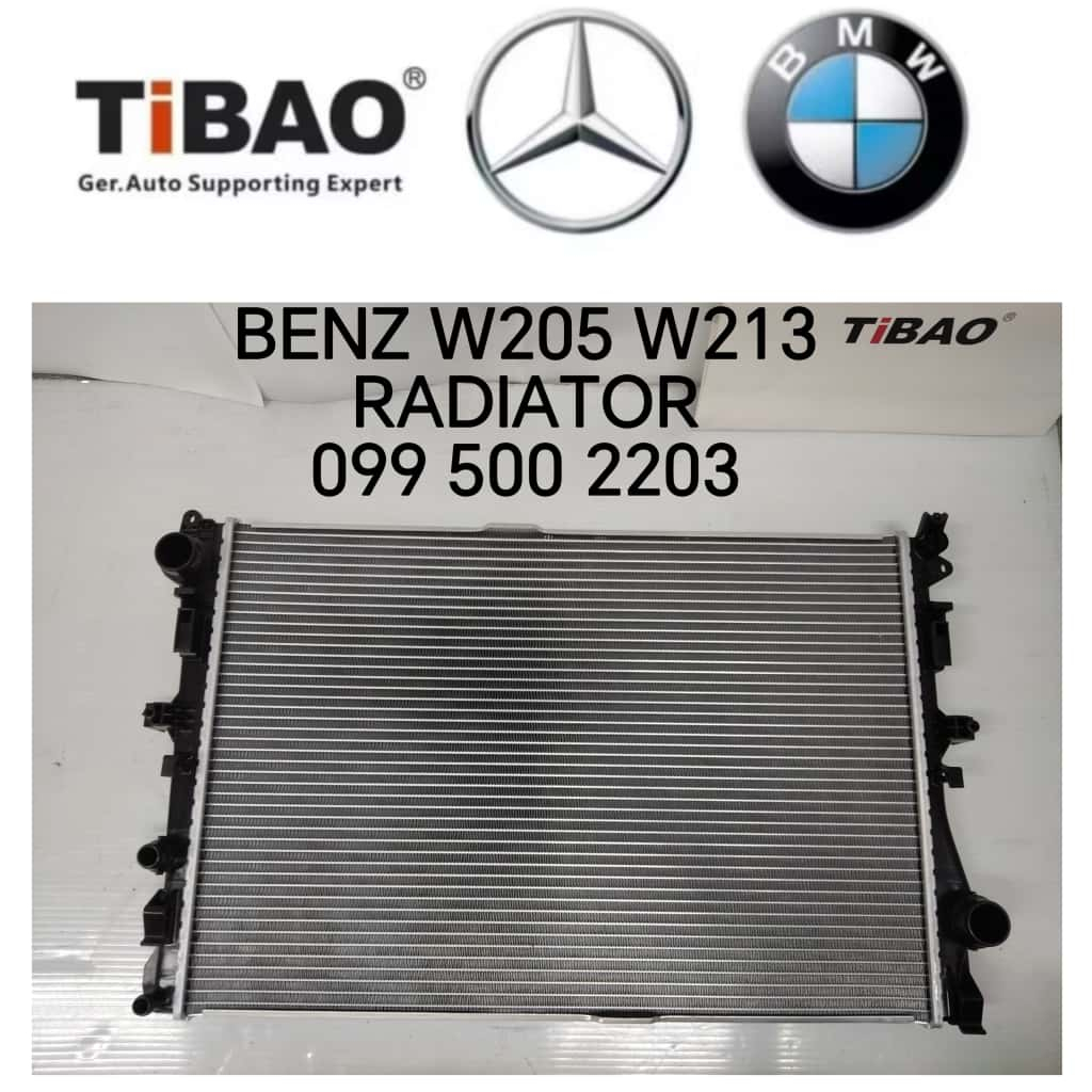 (TIBAO) BENZ W205 RADIATOR M274 / 5HOLE (1 MONTH WARRANTY) | Shopee ...