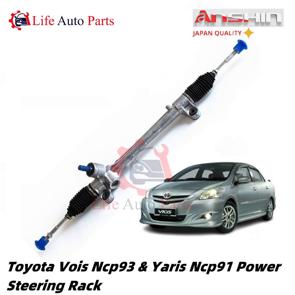 ANSHIN JAPAN QUALITY TOYOTA VIOS NCP93 POWER STEERING RACK -NEW ...
