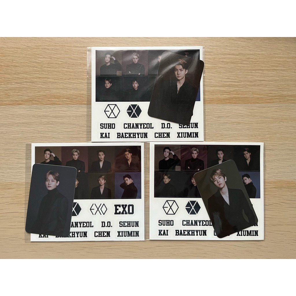 (ready stock) EXO official fan light stick SM pob photocard pc ...