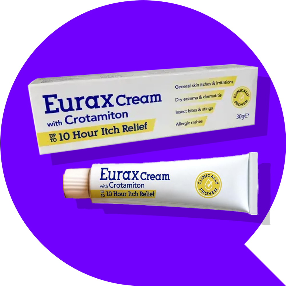 Eurax Itch Relief Cream 30g/100g, Lasts Up To 8h for Relief of Itchy ...