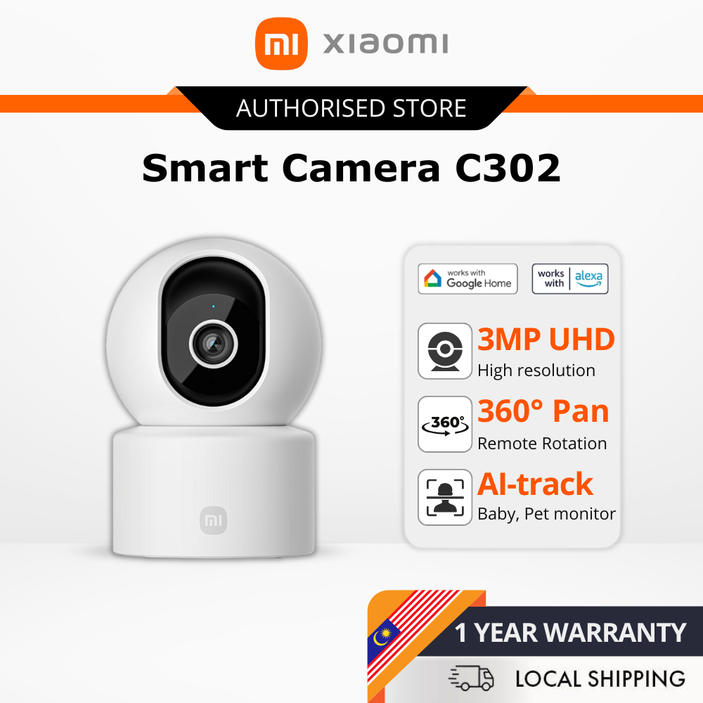 Xiaomi Smart Camera C302 - 3MP UHD High Quality | Wi-Fi 6 | Shopee Malaysia