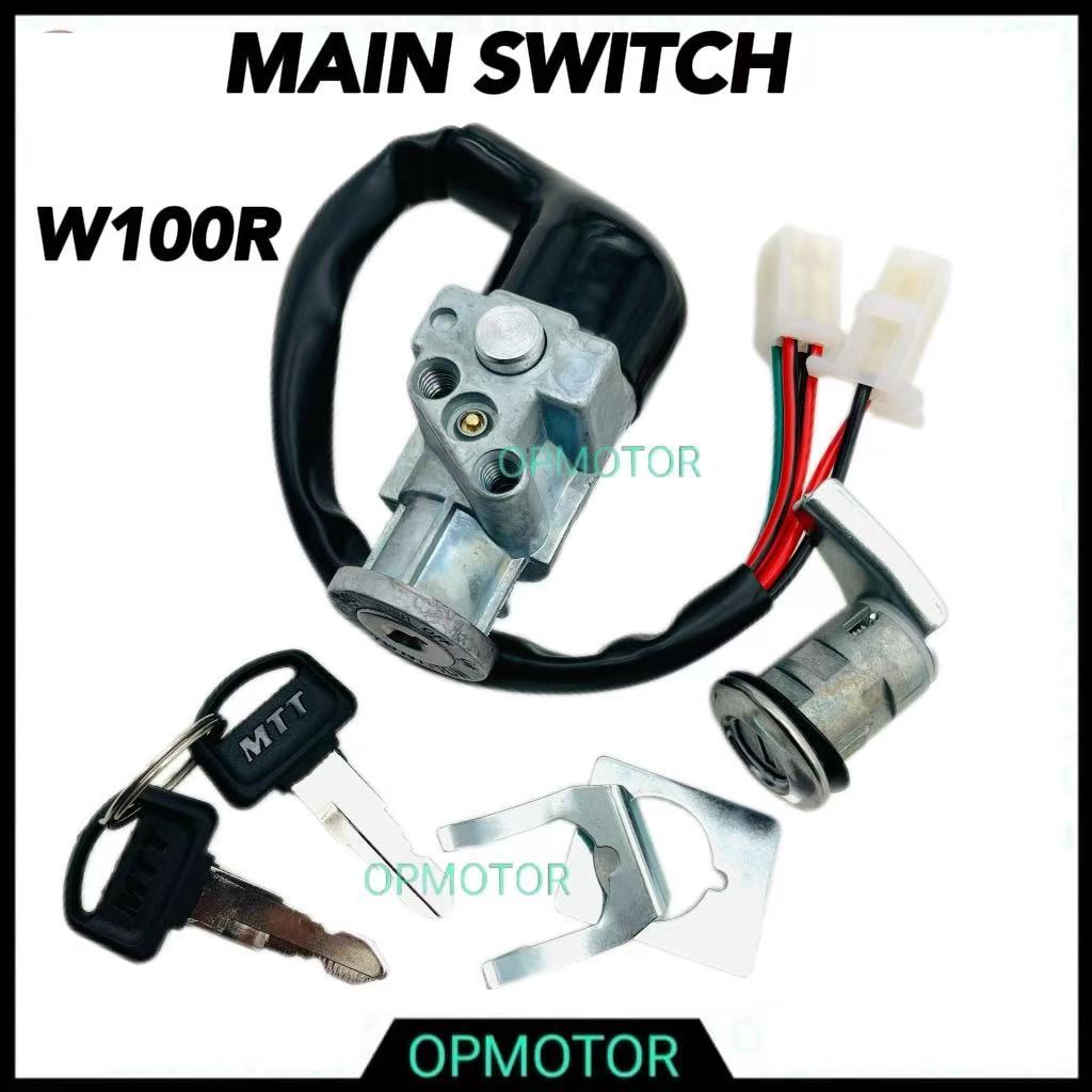 HONDA WAVE100R W100R MAIN SWITCH SUIS LOCK KUNCI TANGAN MOTOR KEY SET ...