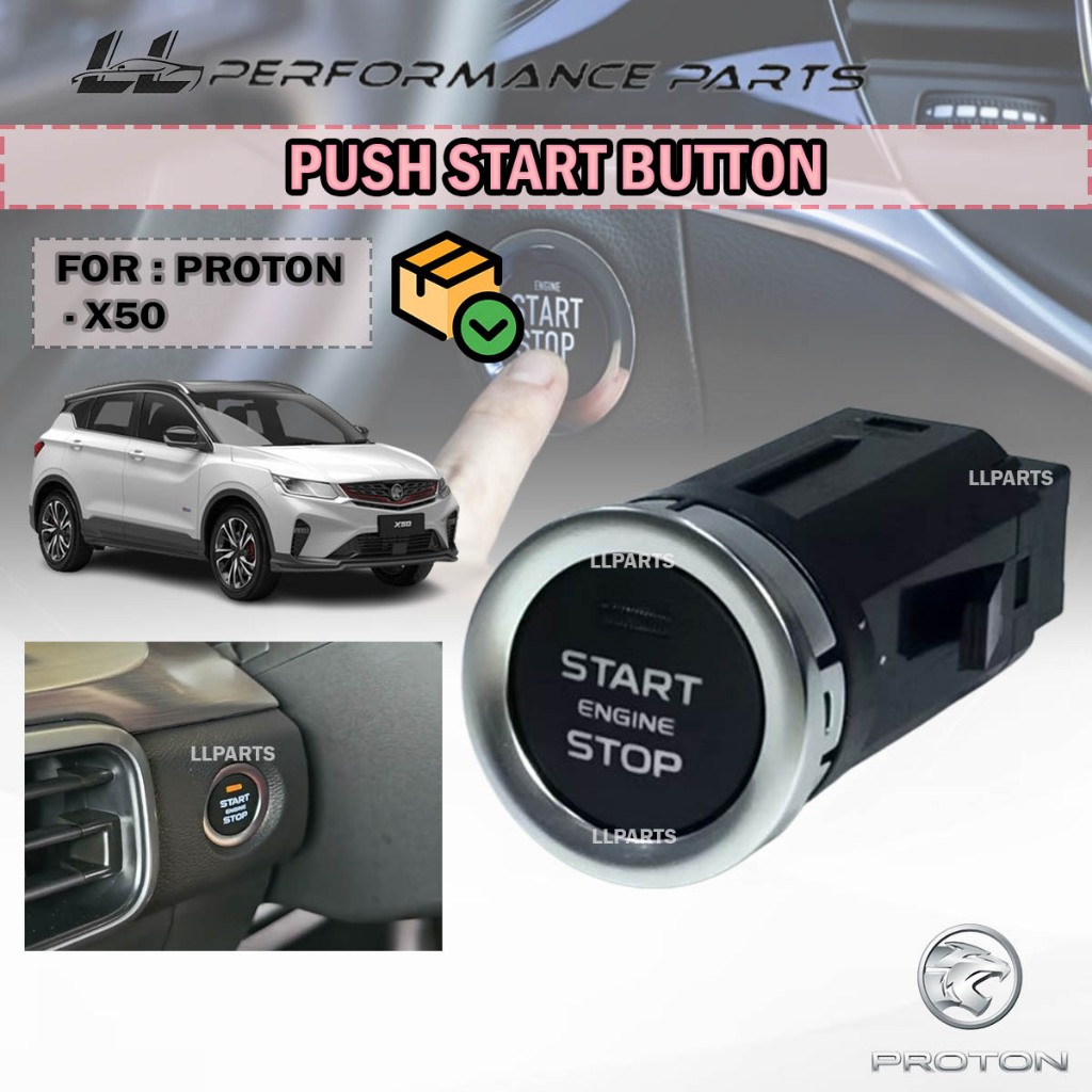 Original Proton X50 Push Start Button Engine Start Stop Press Button ...