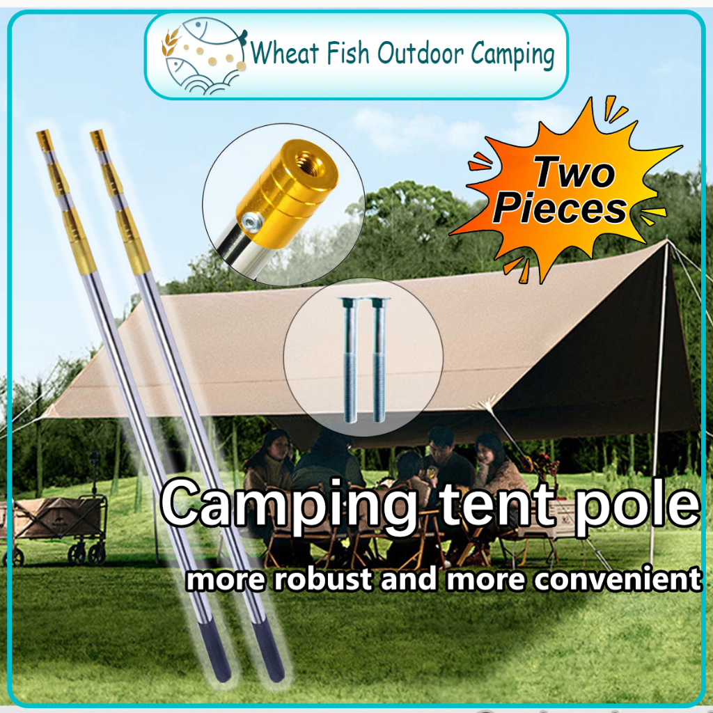 Removable tent poles, Convenient to carry high-strength aluminum alloy ...