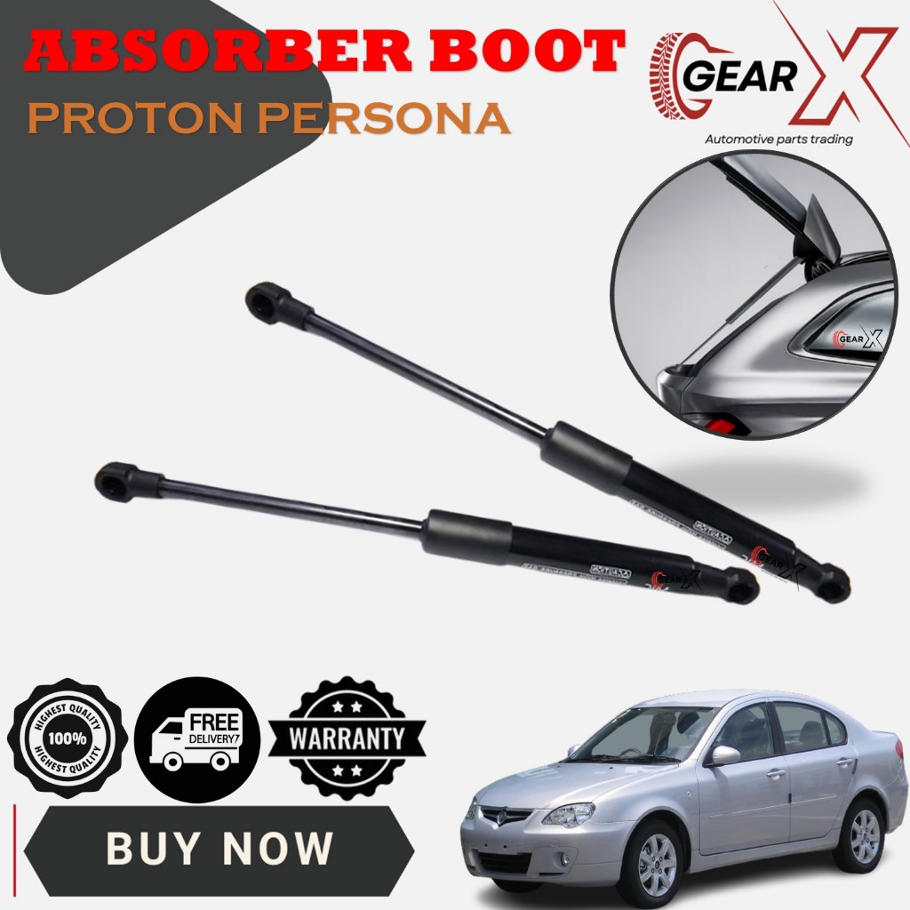Proton Persona Damper Rear Boot Absorber Right Left Gas Spring Set Tail ...