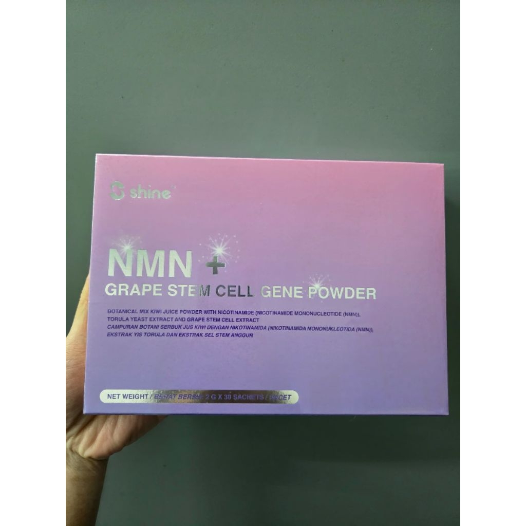 SHINE NMN + GRAPE STEM CELL GENE POWDER 2G X 30S | Shopee Malaysia