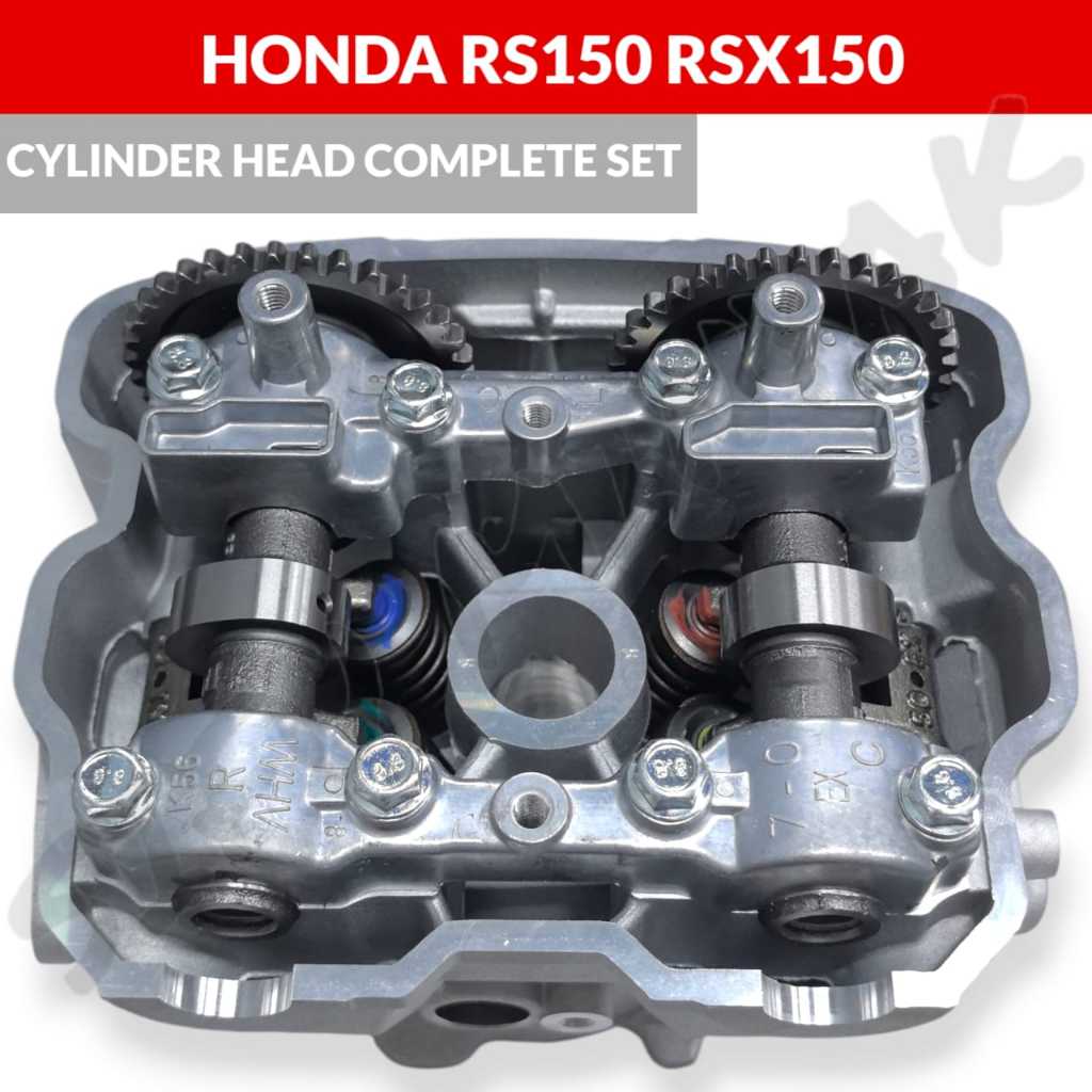 HONDA RS150 RSX150 CYLINDER HEAD COMPLETE SET FULL SET HEAD KOSONG ...