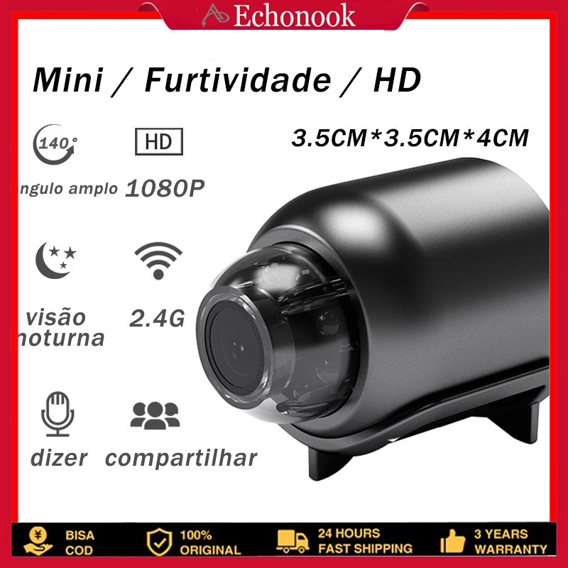 Mini X5 Smart Invisible Security Camera WiFi HD 1080P Supports ...